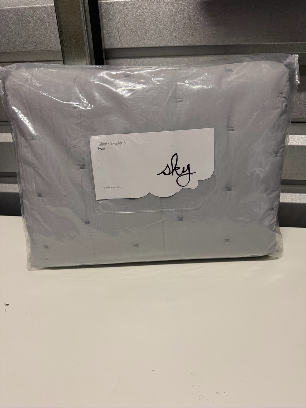 NWT SKY Bedsheets Gray Twin Bedsheets